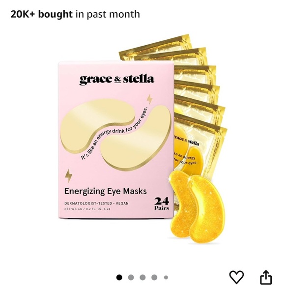 grace & stella Other - Grace & Stella Pink and Gold Eye Masks